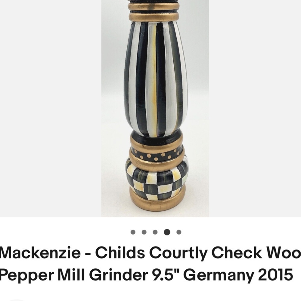 MacKenzie-Childs Black and Gold Kitchen Tools for Stylish Cooking - Picture 2 of 2